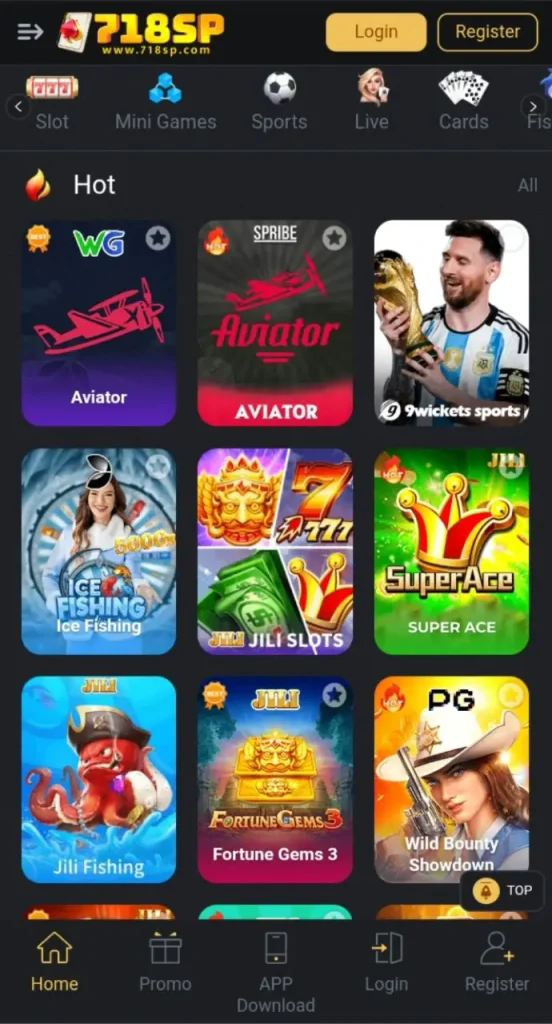 718Sp Game APK New Casino Slots Gaming APP in Pakistan 2026
